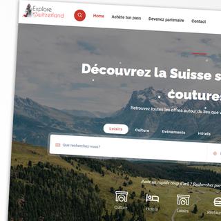 Le site du passport "Explore Switzerland". [Explore Switzerland/RTS]