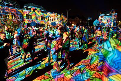 Une autre oeuvre du Festival Lausanne Lumières 2020. [Festival Lausanne Lumières - Daniel Margraf]