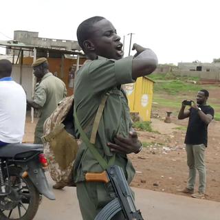 Un soldat malien à Kati, au Mali. [Ap Photo/Keystone]