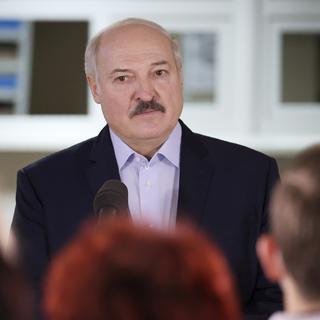 Le président biélorusse Alexandre Loukachenko, photographié le 8 décembre 2020. [Keystone - Maxim Guchek/BelTA Pool Photo via AP]
