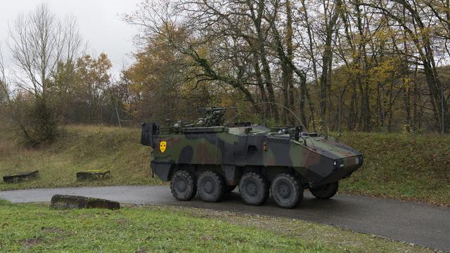 Un Piranha IIIC en exercice, en novembre 2014.