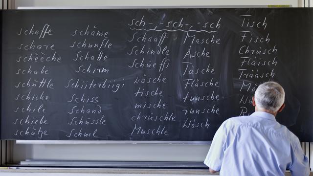 Un cours de Züridütsch à Zurich (image d'illustration). [Keystone - Gaetan Bally]