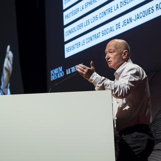 Didier Trono, chef du laboratoire de virologie et génétique de l'EPFL. [Keystone - Jean-Christophe Bott]