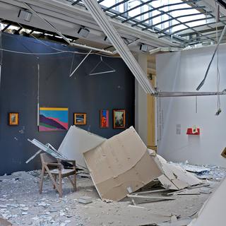 Les dégâts dans le Sursock Museum de Beyrouth le 8 août 2020. [Sursock Museum / AFP]