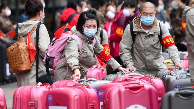 Les habitants du Hubei pourront sortir des frontières provinciales dès le 25 mars. [Xinhua/AFP - Chen Yehua]