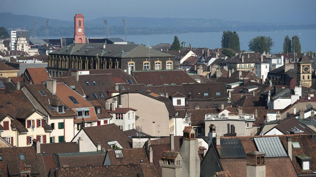 Neuchâtel veut généraliser le 30 km/h pour favoriser les vélos. [Keystone - Laurent Gillieron]