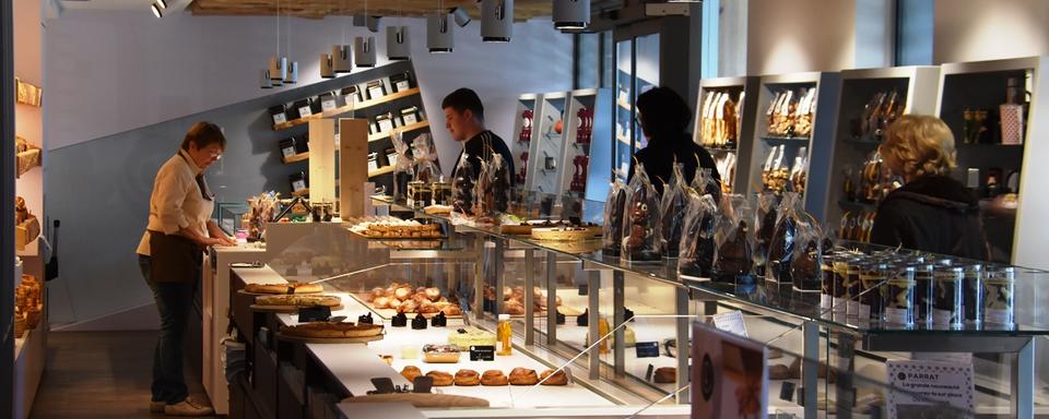 Une boulangerie au ralenti. [RTS - Gaël Klein]