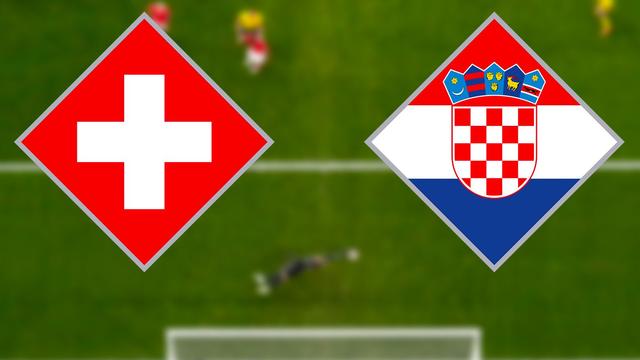 Football: Suisse - Croatie.