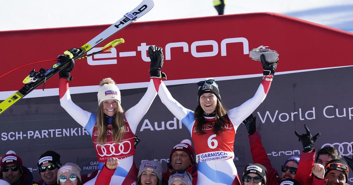 Suter sur un nuage, Holdener sur le podium