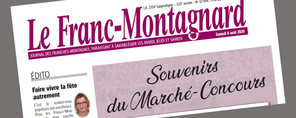 Numéro spécial du Franc-Montagnard pour cette année sans Marché-Concours à Saignelégier.