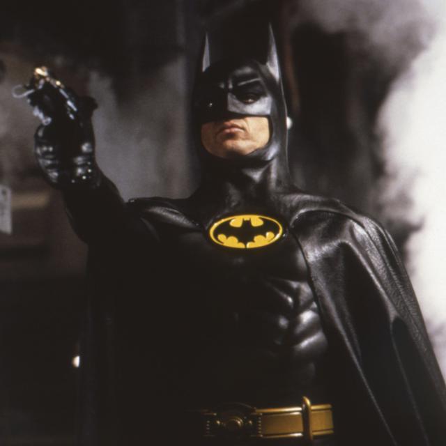 Michael Keaton dans rôle de Batman ("Batman", Tim Burton, 1989). [AFP - Collection Christophel / RnB © Warner Bros Pictures]