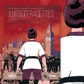 Couverture de "Jujitsuffragettes", aux éditions Delcourt. [Delcourt/RTS]