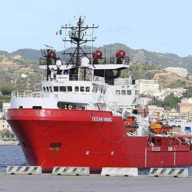 Le navire humanitaire Ocean Viking va pouvoir repartir en mission. [EPA - CARMELO IMBESI]