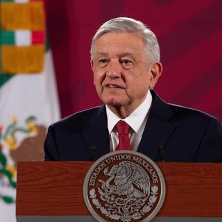 Le président mexicain Andres Manuel Lopez Obrador. [Keystone/EPA/Mexican Presidency]