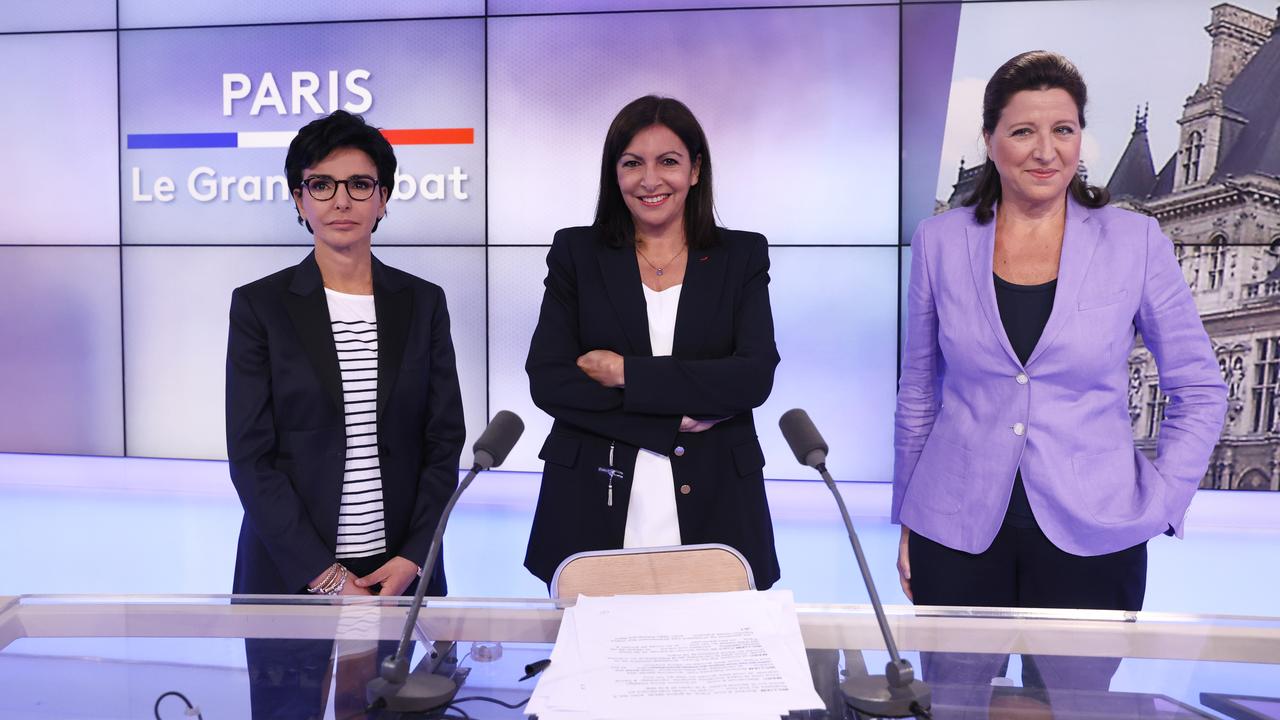 Rachida Dati, Anne Hidalgo et Agnès Buzyn sur le plateau de France 3 Paris, le 17 juin 2020 [AFP - THOMAS SAMSON]