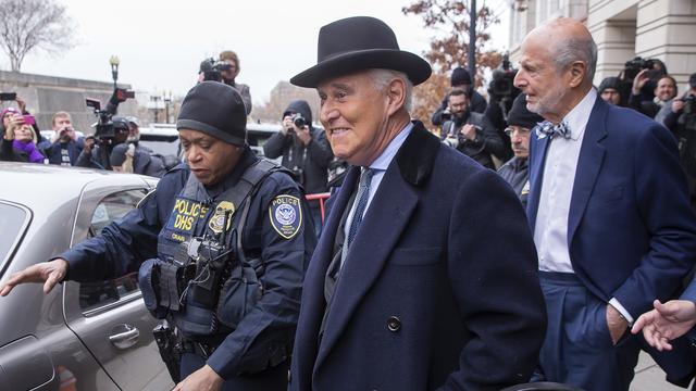 Roger Stone, l'ancien conseiller de Donald Trump, a été condamné 40 mois de prison. [Keystone - Erik S. Lesser]