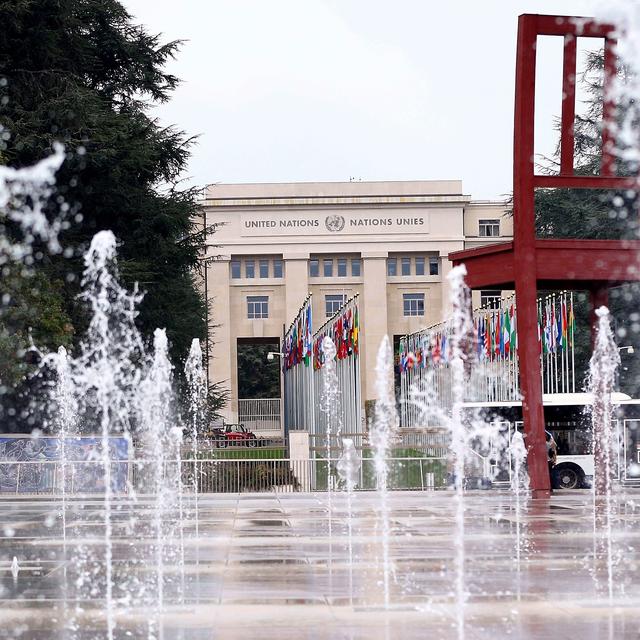 Le 75e anniversaire de l'ONU devait être célébré ce 24 avril à l'ONU Genève. [AFP - Dursun Aydemir / Anadolu Agency]