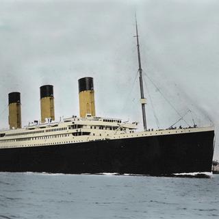 Vue du paquebot Titanic, lors de son voyage d'inauguration en 1912. [AFP - Costa/Leemage]