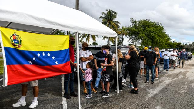 La participation n'a pas été aussi massive qu'espérée par l'opposition vénézuélienne. [AFP - Chandan Khanna]