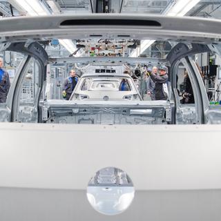 L'industrie automobile allemande est en pleine restructuration. [Keystone - Julian Stratenschulte]