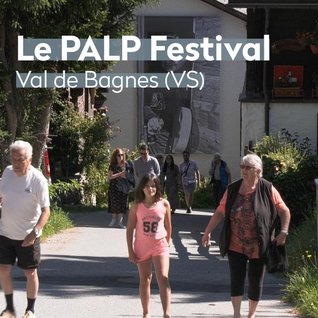 Le PALP Festival dans les rues de Bruson (VS). [RTS]
