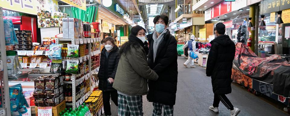 La Corée du Sud annonce 161 nouvelles contaminations et deux décès. [Reuters - Kim Hong-Ji]