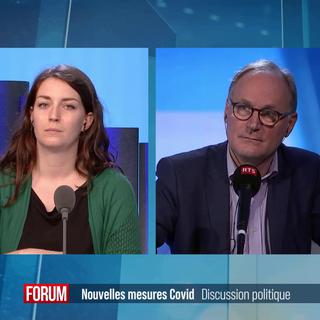 Interview de Léonore Porchet, Isabelle Moret et Yves Nidegger. [RTS - RTS]