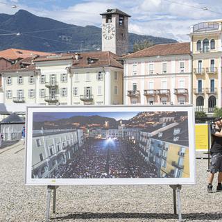Le festival de Locarno lève le rideau ce soir sur sa 73ème édition mais de manière virtuelle. [Keystone - Pablo Gianinazzi]