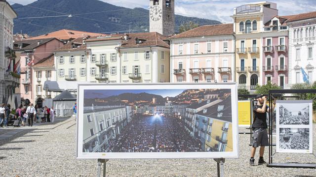Le festival de Locarno lève le rideau ce soir sur sa 73ème édition mais de manière virtuelle. [Keystone - Pablo Gianinazzi]