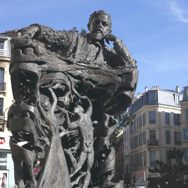 Statue de Claude Debussy à Saint-Germain-en-Laye. [Photononstop via AFP - Nicolas Thibaut]