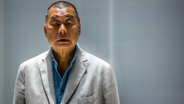 Le patron de presse hongkongais Jimmy Lai a été inculpé en vertu de la loi sur la sécurité nationale pour "collusion avec des puissances étrangères". Photo prise le 16 juin 2020 à Hong Kong. [AFP - Anthony Wallace]