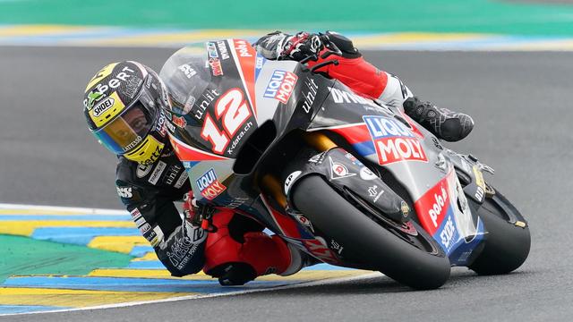 Thomas Lüthi a été accroché dans le premier virage. [Eddy Lemaistre]