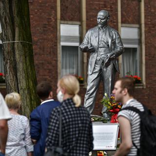 L’inauguration d’une statue de Lénine fait débat en Allemagne. [Keystone - Martin Meissner]