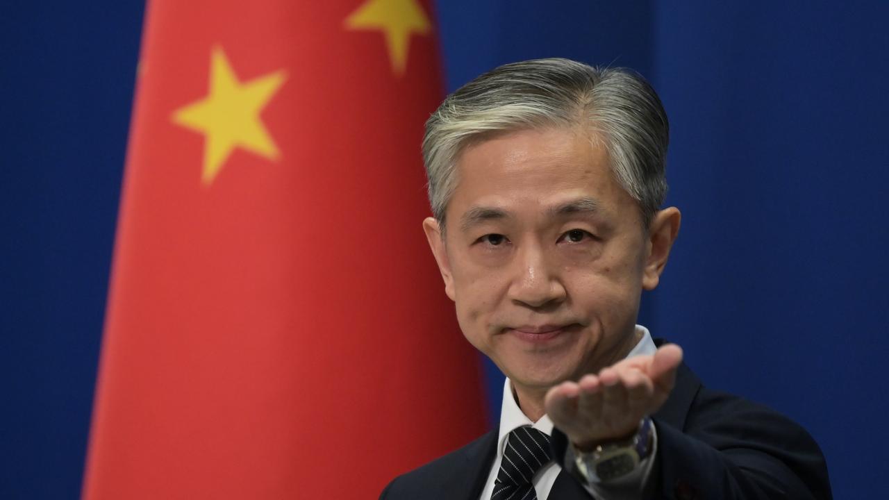 Le porte-parole de la diplomatie chinoise, Wang Wenbin, photographié ici le 9 novembre 2020. [AFP - Greg Baker]