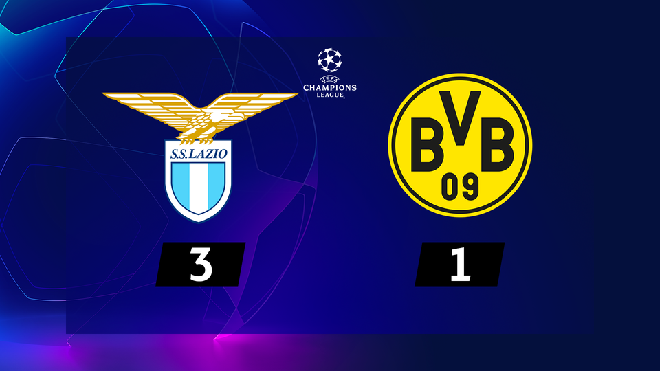 1re journée, Lazio - B.Dortmund (3-1): sans Akanji, Dortmund s’incline contre la Lazio