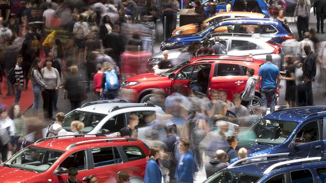 L'édition 2021 du Salon de l'auto de Genève d'ores et déjà annulée. [Keystone - Laurent Gillieron]