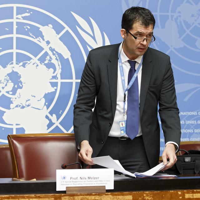Le Zurichois Nils Mezler est rapporteur spécial de l'ONU sur la torture. [Keystone - Salvatore Di Nolfi]