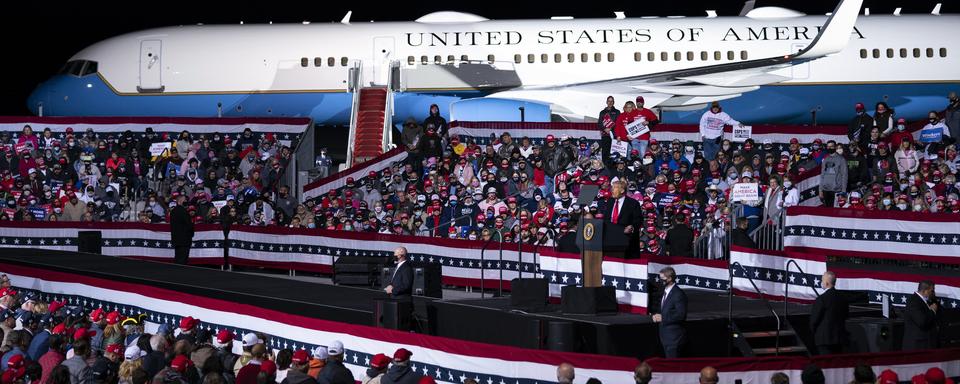 Meeting de Donald Trump à Johnstown, Pennsylvanie, le 13 octobre 2020. [AP Photo/Keystone - Evan Vucci]