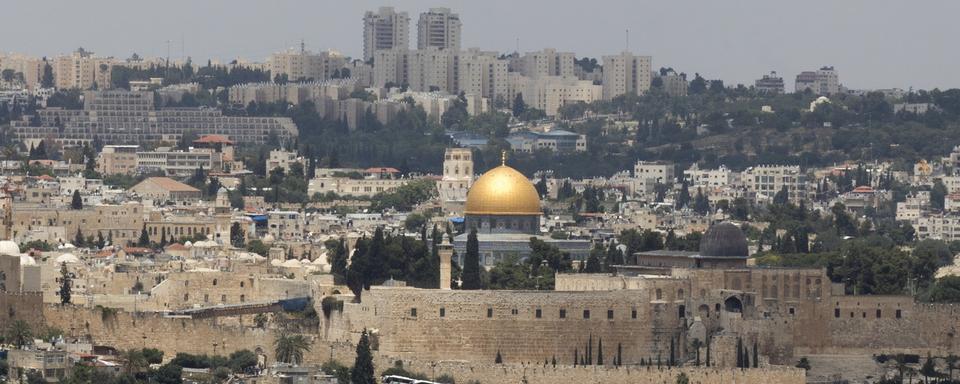 Une vue générale de la vieille ville de Jérusalem. [Keystone - EPA/Atef Safadi]