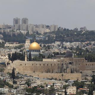 Une vue générale de la vieille ville de Jérusalem. [Keystone - EPA/Atef Safadi]