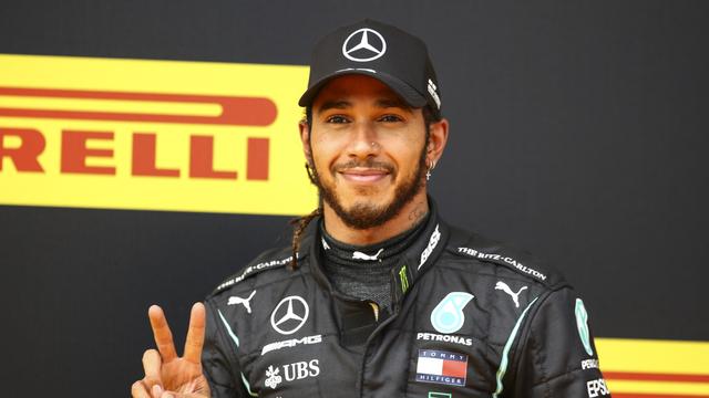 Hamilton est le premier pilote de F1 à atteindre la barre des 90 "poles". [Mark Thompson]