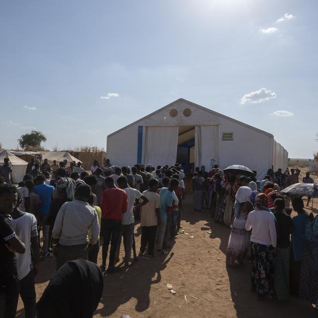 La guerre fait rage depuis plus d'un mois dans a région du Tigré. [AP Photo/Keystone - Nariman El-Mofty]