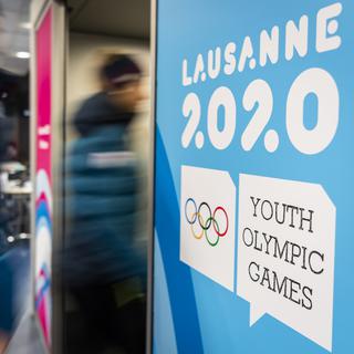 Les Jeux olympiques d'hiver de la jeunesse de Lausanne 2020. [Keystone - Gabriel Monnet]