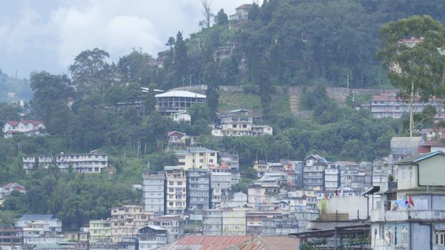 Gantok est la capitale de l'Etat indien du Sikkim, qui a interdit l'utilisation d'engrais chimiques dans l'agriculture. [AP Photo/Keystone - Mustafa Quraishi]