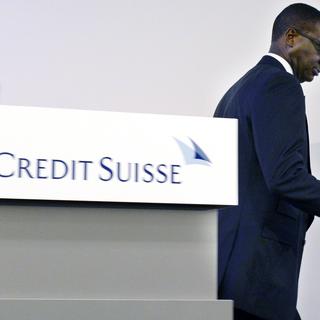 Le directeur général de Credit Suisse, Tidjane Thiam, sous le feu de vives critiques depuis l'éclatement de l'affaire des filatures, a présenté sa démission. [Keystone - Walter Bieri]