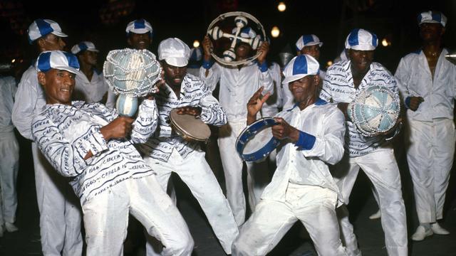 Musiciens du Carnaval, Rio de Janeiro en 1955. [AFP - ©Collection Roger-Viollet]