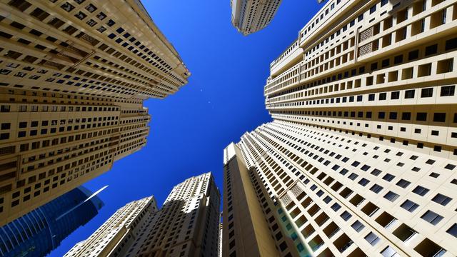 Une vue des tours jumelles de Dubaï. [AFP - GIUSEPPE CACACE]