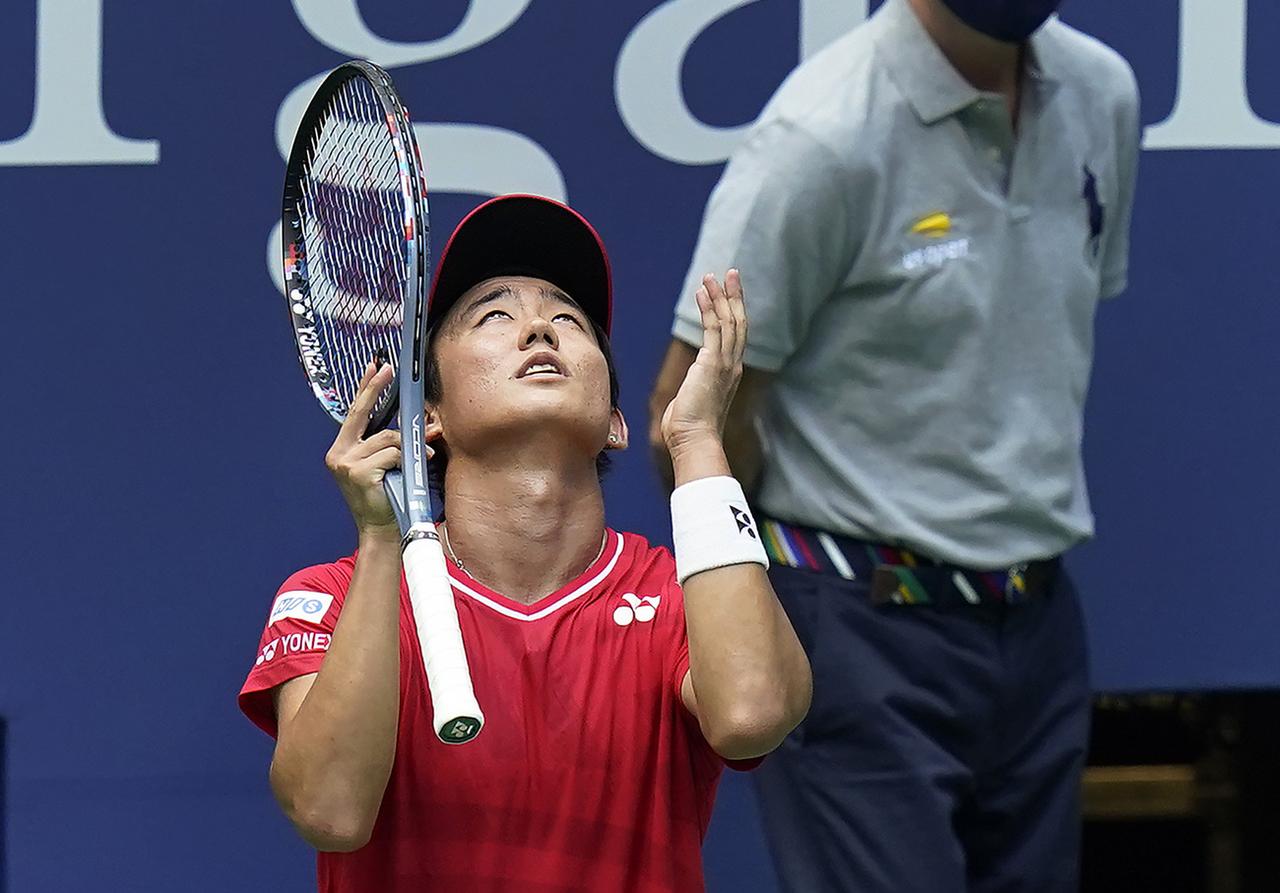 Le Japonais Yoshihito Nishioka peut nourrir des regrets. [KEYSTONE - AP Photo/Seth Wenig]