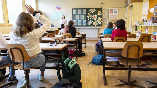 Canton et communes vaudoises trouvent un accord sur la facture scolaire. [KEYSTONE - Laurent Gillieron]