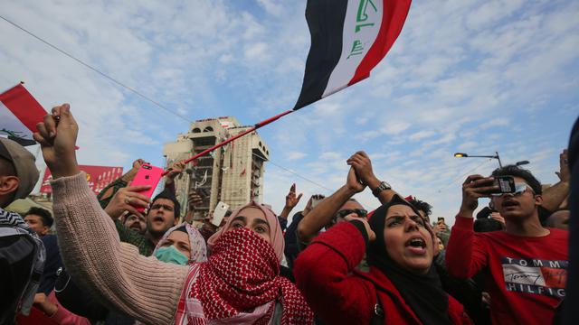 A Bagdad, des milliers de manifestants conspuent Iran et Etats-Unis. [AFP - Ahmad al-Rubaye]